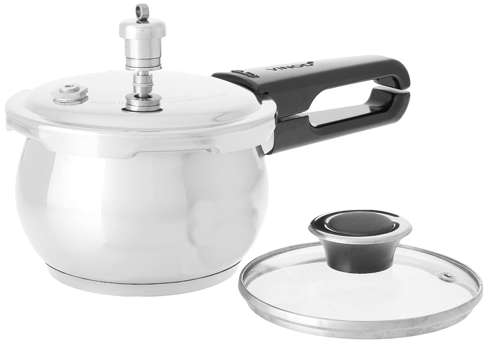 1.5L Splendid Plus Handi Stainless Steel Pressure Cooker, 1.