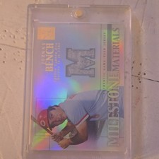 Topps 2002 Tribute Johnny Bench Milestone Materials Game-Used Jersey #MIM-JB