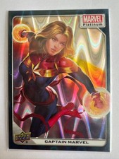 2022 UD Marvel Platinum Teal Wave CAPTAIN MARVEL 560/799