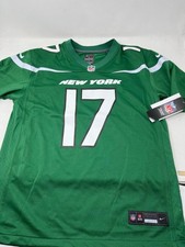 New York Jets Green Nike Jersey NFL Garrett Wilson 17 Youth Large