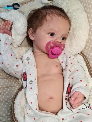 Realistic Reborn Baby Dolls Silicone Full Body Girl 18 Inch Lifelike Baby Dolls