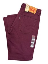 Levi's Men's 511 Slim Fit Jeans Color Burgundy 045113794