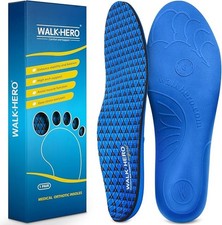 Walkhero - Plantillas ortop dicas para fascitis plantar, soporte de arco alto, a