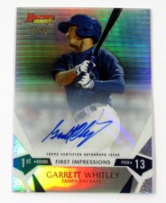 2015 Bowman's Best First Impressions Autographs Garrett Whitley RC Auto 29/99