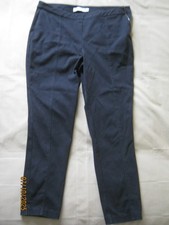 Next trousers ladies size 14 R black cotton mix