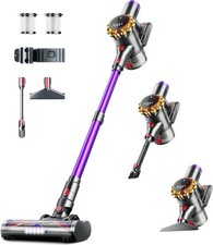 Cordless Vacuum Cleaner 550W 45KPA Self-Standing Stick Vacuum with LED Display