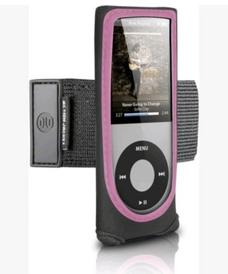 DLO Action Jacket Neoprene Case for iPod nano 1st 2nd Gen Black/Purple Armband