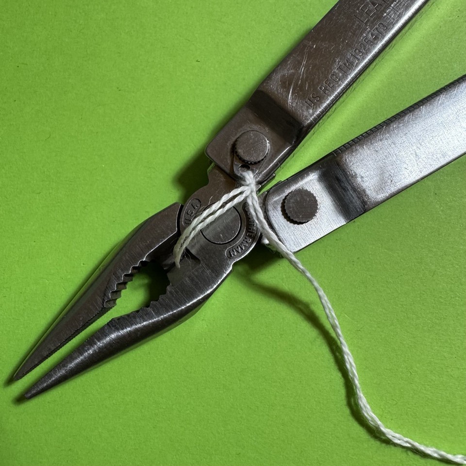 An original 1994-dated Leatherman PST — one of the tools that started the modern multi-tool revolution, now a collectible piece of EDC history.
