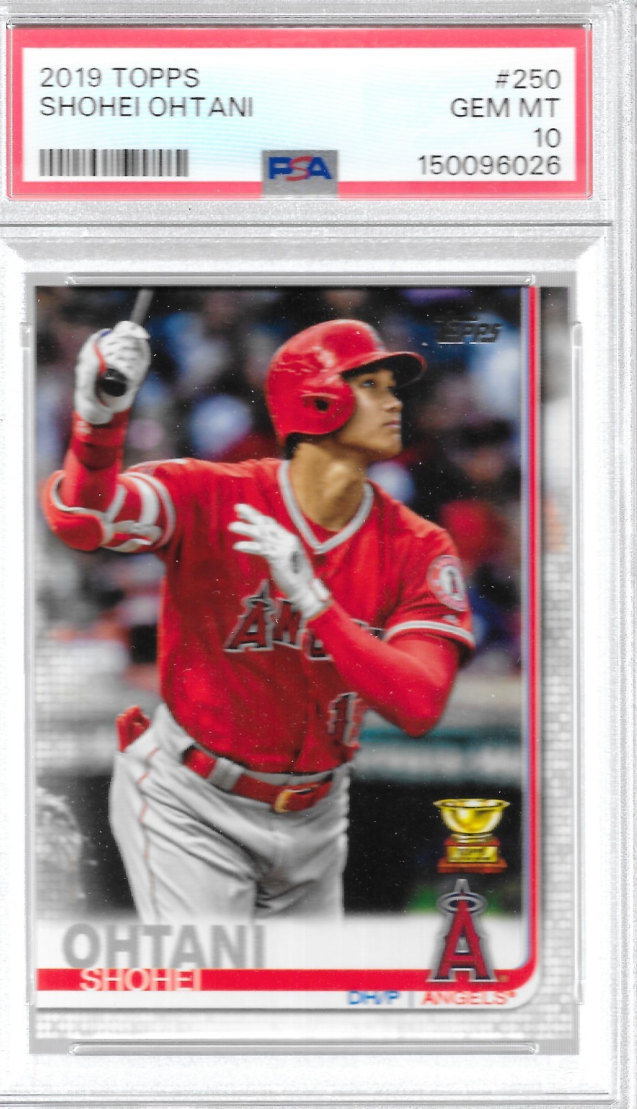 2019 Topps Shohei Ohtani PSA 10 Gem Mint All Star Rookie Cup #250 Dodgers *