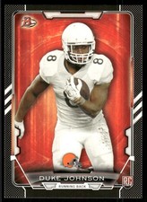 2015 Bowman Duke Johnson Rookie Black #32 Cleveland Browns