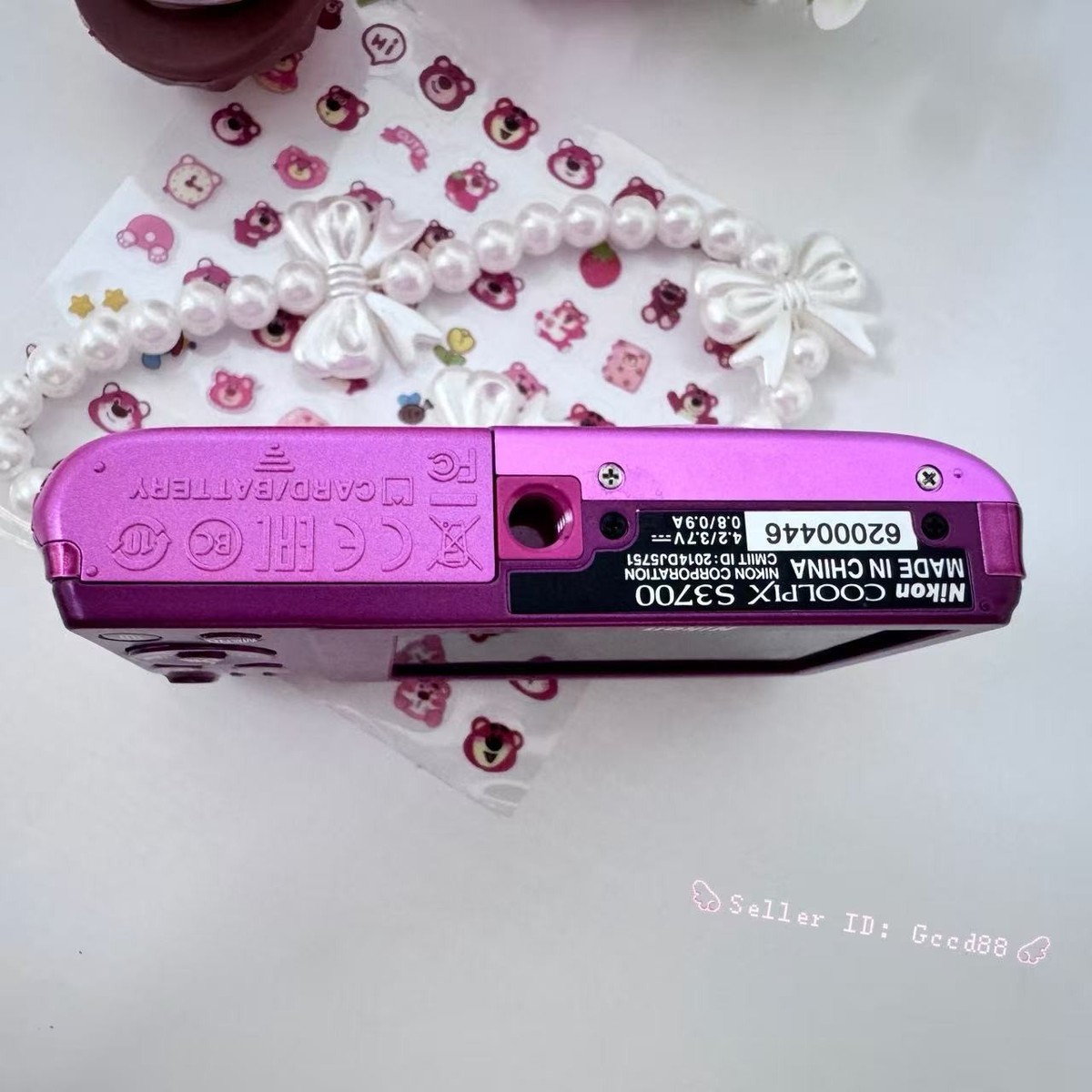Nikon COOLPIX S3700 Pink 20.1MP 8x Optical Zoom Compact Digital