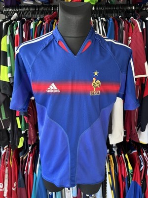 France 2002 2004 Home Shirt Adidas World Cup 2002 Jersey Dual Layer Vintage M