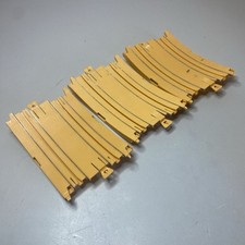 Tyco Slot Car Track: Loop/Transition 6720B/B5879 Sand/Tan/Orange Lot of 3
