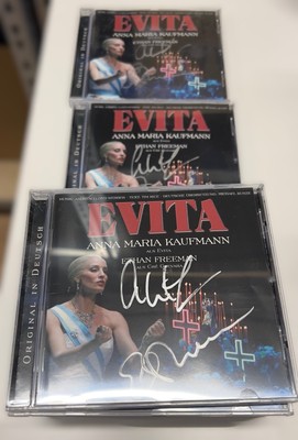 Evita - Anna Maria Kaufmann & Ethan Freeman - CD NEU OVP Mit Original-Autogramm!