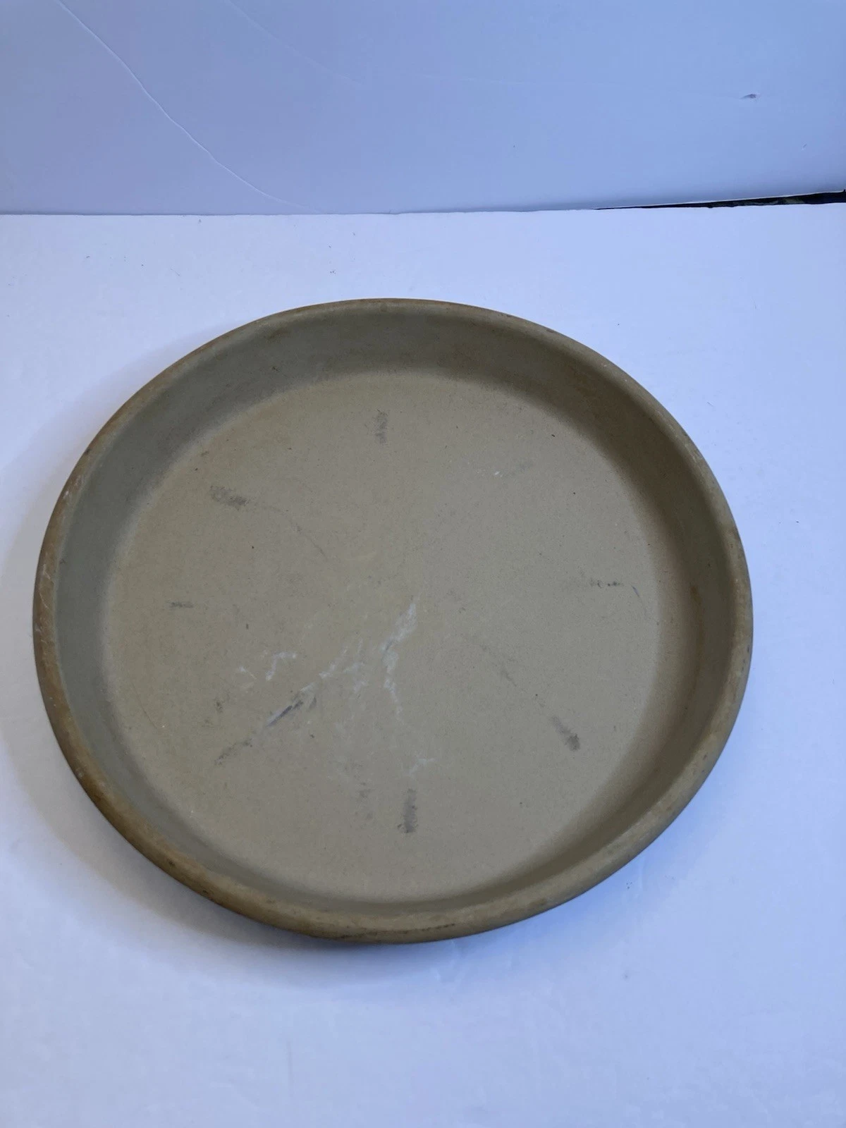 Pampered Chef 11” Stoneware Deep Dish Pizza Pie Baker Family Heritage Collection