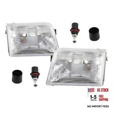 Driver Passenger Side Halogen Headlight Assembly Compatible with Ranger 1993