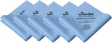 Vileda Professional, Reinigungstuch PURmicro Active, Blau, 5 St&uuml;ck