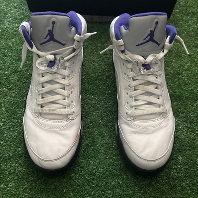 Jordan 5 Concords Size 9.5 100% Authentic Same Day Shipping OG All Black Grape