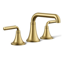 Kohler K-27416-4-2MB Tone Widespread Bathroom Faucet, Brushed Moderne Brass