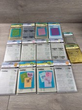 Cuttlebug Accessory Embossing Folder and Dies Lot of 14 New