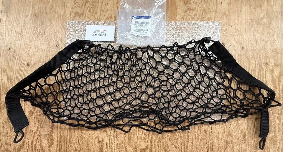 Organizador de red de maletero de carga para varios vehículos Jeep Dodge 2011-2025 MOPAR OEM Foto 2 de 3