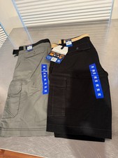 WearFirst Men  s Classic Fit Stretch Waist Cargo Shorts Size 36. Two Pieces