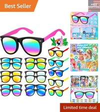 Bulk Kids Neon Sunglasses - UV400 Party Favors, Safe  Stylish Fun for Ages 3-8