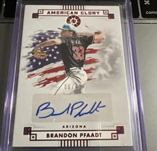 Brandon Pfaadt 2024 Panini Boys of Summer #AGS-BP Auto 06/49 -Diamondbacks