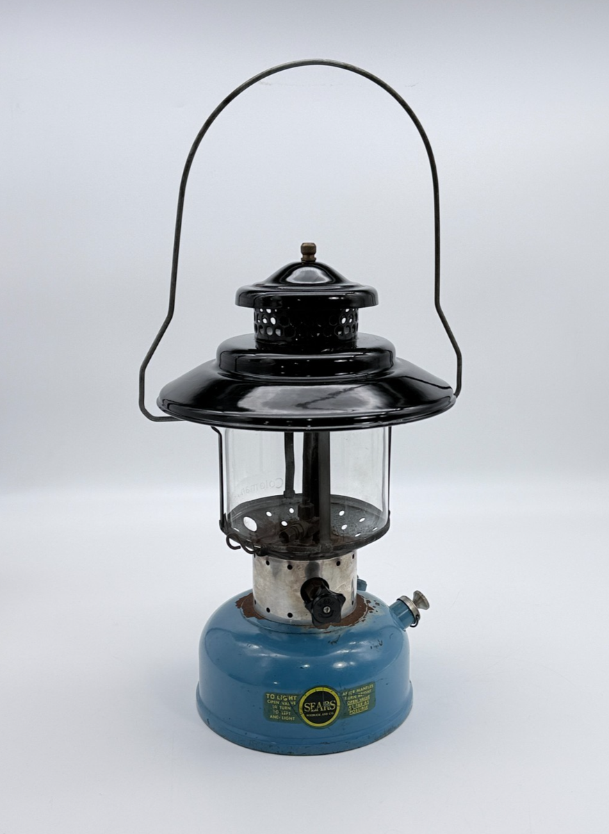 Vintage 1966 SEARS ROEBUCK & CO. Blue & Black Model 7114 Gas