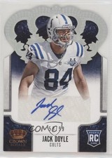 2013 Crown Royale Silver Holo Die-Cut Signatures 59/99 Jack Doyle #141 Auto 0f1b