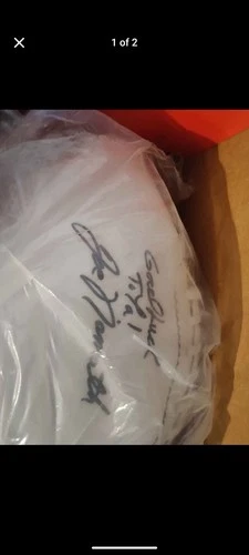 Joe Namath Autographed Football "Good Luck To Ya!"