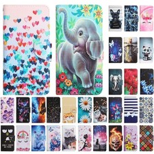 Flip Leather Pattern Wallet Magnetic Case For iPhone 15 14 Pro Max 13 12 11 7 8