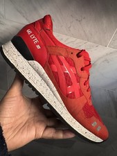 Asics Gel-Lyte III men s sneakers shoes US 10 M Athletic Low Red suede