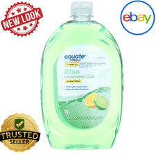 Equate Citrus Antibacterial Liquid Hand Soap with Light Moisturizers, 50 fl oz 0.09 per fl oz