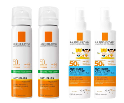 La Roche-Posay Anthelios Kinder Spray 200ml + Invisible Mist Sonnenschutz 75ml