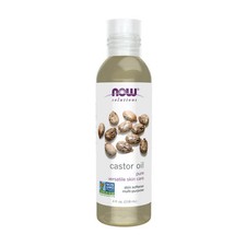 100 Pure Castor Oil 4 Oz by Now Foods