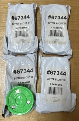Better Biscuit Passer - 8 Pack | Off-Ice Stickhandling & Passing Puck, Street
