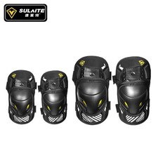 SULAITE Motorcycle Knee Elbow Pads Windproof Anti-Fall Motocross Racing Gear
