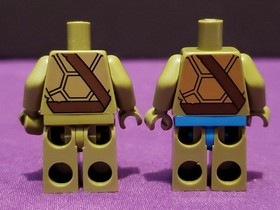 Lego TMNT Minifigure Lot Teenage Mutant Ninja Turtles Michelangelo Leonardo 