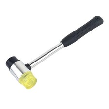 High Quality 25mm Non-slip Double Faced Rubber Hammer Nylon Head Mallet Tools