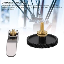 Hardened Steel Extruder Gear Assembly Aluminum Alloy Handle Kit for  Lab