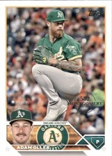 2023 Topps 582 Montgomery Club - Adam Oller Oakland Athletics Card #542
