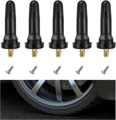 #ad #ad 10x TPMS 20008 Tire Valve Stem Snap in Rubber Tubeless Tire Pressure Sensor $7.99