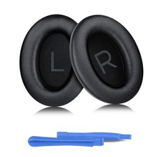 ELZO Replacement Ear Pads Cushions for Bose QuietComfort 45 (QC45) Black 