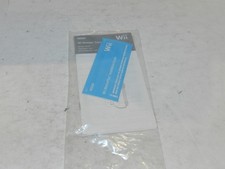 Nintendo Wii Remote Controller Instruction Manual Only Booklet Authentic NEW