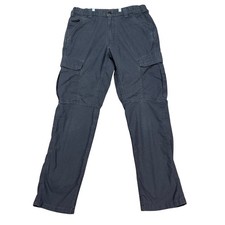 Carhartt Force Relaxed Fit Work Pants Mens 32x32 Gray Flap Pockets Straight Leg