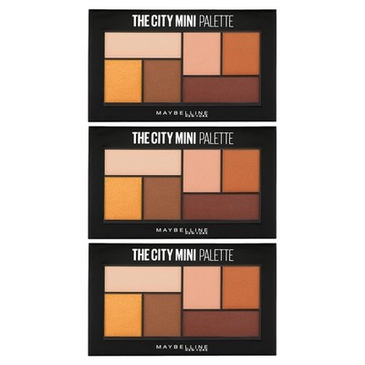 Maybelline New York The City Mini Eyeshadow Palette 530 Hi-Rise Sunset. Pack  3
