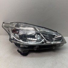 Peugeot 208 HEADLIGHT HALOGEN (2012-2015) O/S Driver Side 9802221380 / 89905650