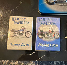 Harley-Davidson Playing Cards Tin Set - Springer Softail & Heritage Softail