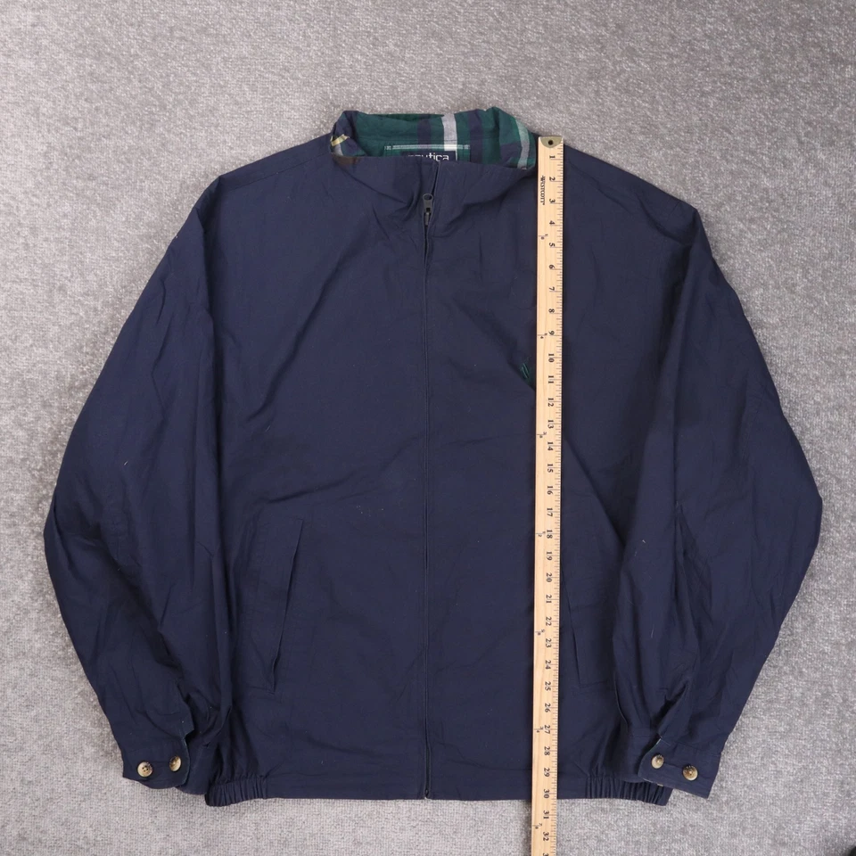 Jaqueta masculina vintage náutica reversível 2XL multicolorida vintage vintage - Imagem 3 de 4